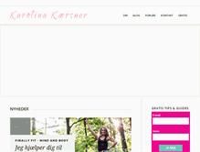 Tablet Screenshot of karolinakaersner.com